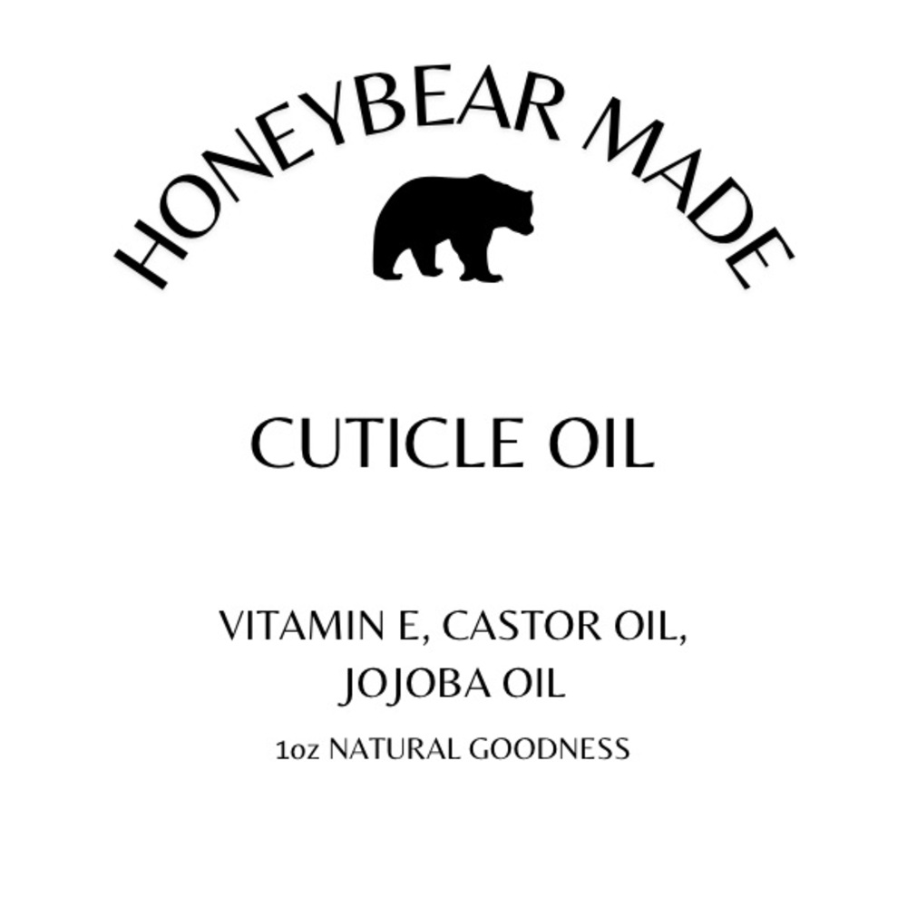 Hand Crafted Cuticle Oil with Natural Ingredients